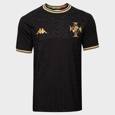 Camisa Vasco III 2022 Kappa Masculina Preta